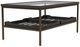 Riverside Furniture Elkmont Ravenwood Glass Top Coffee Table with Brown Base-4