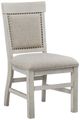 Magnussen Home® Bronwyn Alabaster/Baja Natural Upholstered Side Chair-0