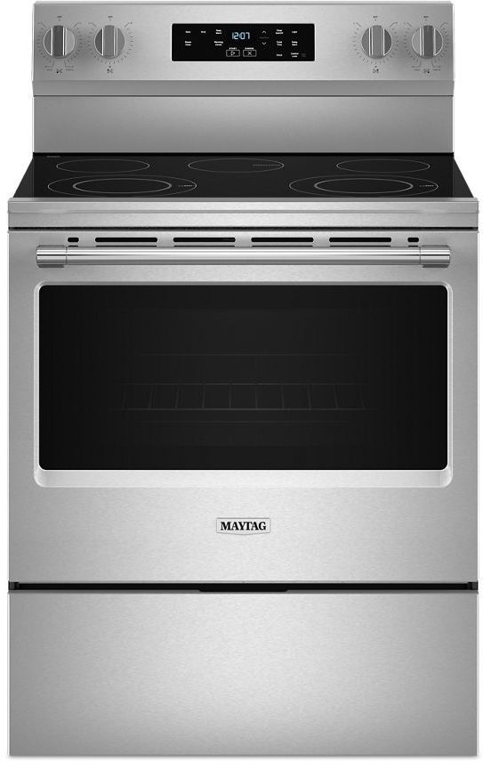 Maytag® 30" Stainless Steel Freestanding Electric Range