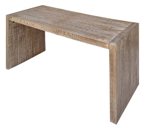 Signature Design by Ashley® Waltleigh Distressed Brown Over Ottoman Table-1