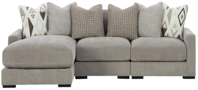 Benchcraft® Aslan Court 3-Piece Pebble Left-Arm Facing Sectional and Chaise-0