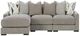 Benchcraft® Aslan Court 3-Piece Pebble Left-Arm Facing Sectional and Chaise-0