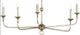Currey & Company Nottaway Champagne Small Chandelier-1