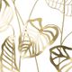 A & B Home Gold Banana Leaf Wall Decor-3