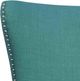 Elements International Kori Espresso/Heirloom Teal Accent Chair-4