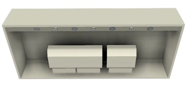 Vent-A-Hood® 60" Biscuit Wall Mounted Range Hood-3