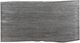 Moe's Home Collection Bent Weathered Light Grey Extra Small Dining Table with Black Metal Base-4