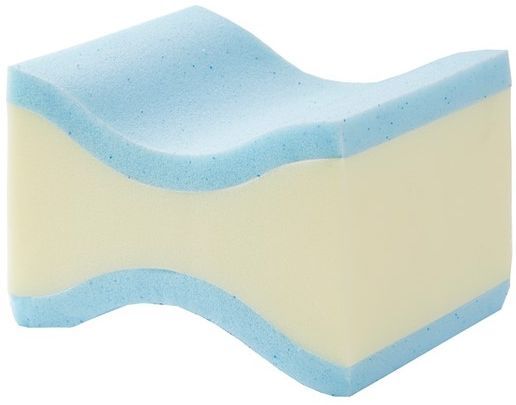 Olliix by Sleep Philosophy White Memory Foam Knee Pillow-1