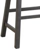 John Thomas Furniture® Dining Essentials Heather Gray Saddle Seat Stool-2