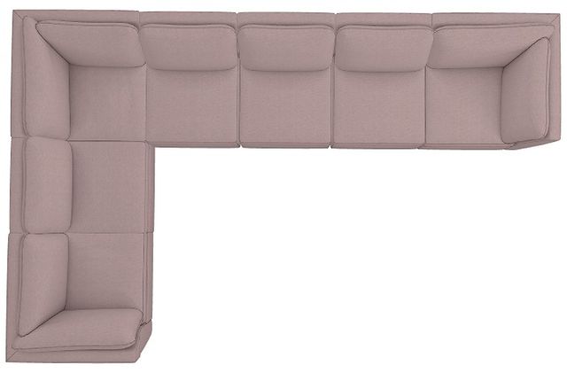 La-Z-Boy® Montrose 7-Piece Dusty Rose L-Shape Sectional-3