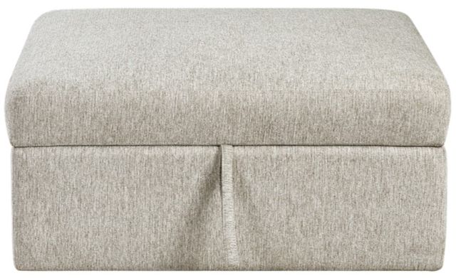 Homelegance® Isla Sand Storage Ottoman with Casters-2