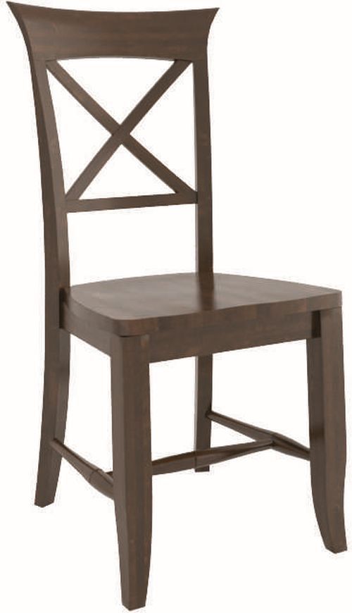 Canadel® Canadel Cognac Washed Wood Side Chair-0