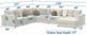 Jackson Furniture Ritzy 6-Piece Bone Right-Arm Facing Sectional and Chaise-2