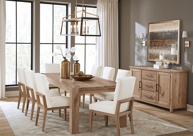 Vaugh-Bassett Dovetail Dining Upholstered Side Chair with Fabric-3