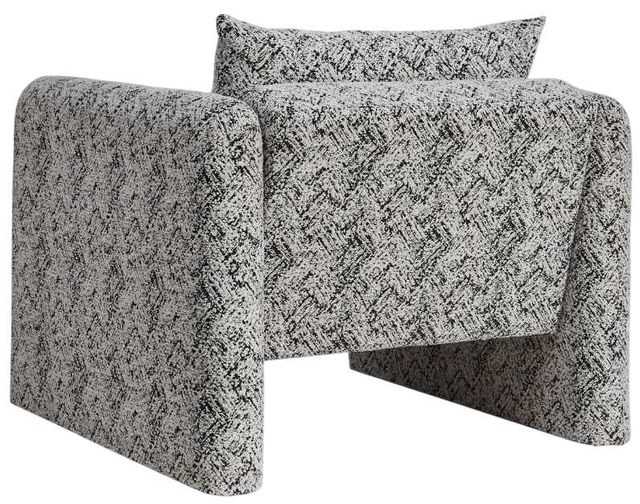 Signature Design by Ashley® Kenbell Black/White Accent Chair-3