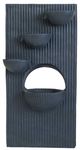 A & B Home Black 4-Tier Decorative Outdoor Minimalist Water Fountain-0