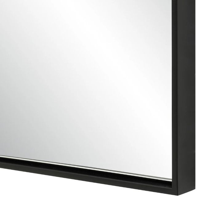 Renwil® Opalina Matte Black Accent Mirror-4