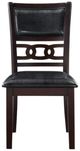 New Classic® Home Furnishings Gia 5-Piece Ebony Round Dining Set-5