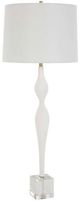 Uttermost® Helena White Table Lamp-0