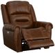 Flexsteel® Oscar Grizzly Power Recliner with Power Headrest-4