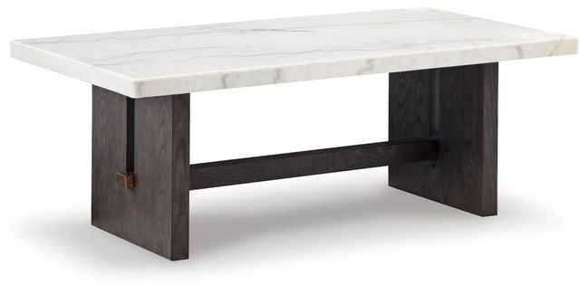 Burkhaus Coffee Table - White/Dark Brown Burkhaus Coffee Table - White/Dark Brown