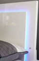 Coaster® Felicity 5 Piece Glossy White King Low Profile Bedroom Set-4