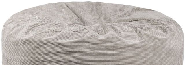 CordaRoy's® Gray Pouf Footstool-2