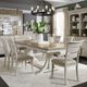 Liberty Furniture Farmhouse Reimagined 7-Piece Antique White/Chestnut Optional Trestle Dining Table Set-1