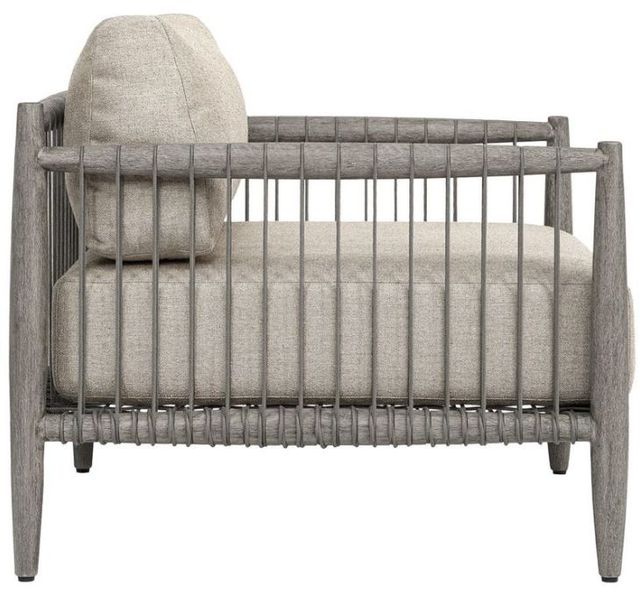 Uttermost® Borneo Dark Gray/Dove Wooden Outdoor Lounge Chair-3