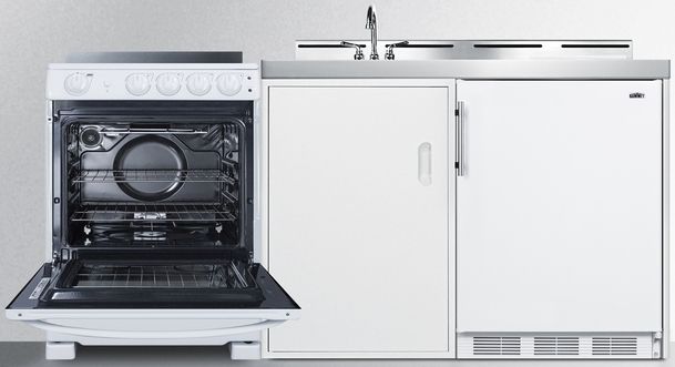 Summit® 72" White All-In-One Kitchenette-4