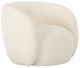 Moe's Home Collection Rae Cream Plastic/Polyester Outdoor Accent Chair-0