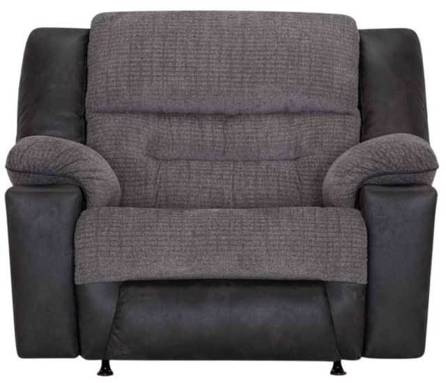 Franklin™ Grant Silverton Charcoal Fabric Manual Rocker Recliner-2