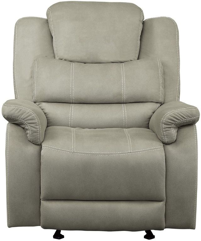 Mazin Furniture Shola Gray Glider Reclining Chair-2