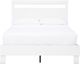 Signature Design by Ashley® Flannia 4-Piece White Queen Platform Bed Set-1