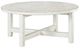 Liberty Furniture Backroads 3-Piece Parchment Brown Round Table Set with Weathered White Base-2