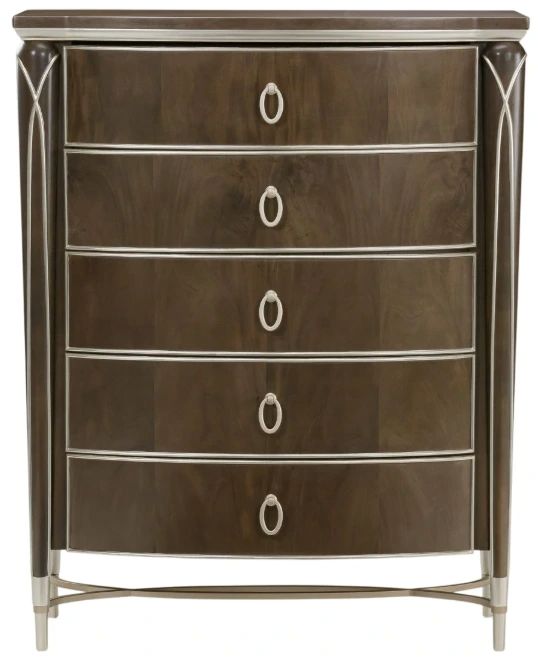 Michael Amini® Villa Cherie Hazelnut Highboy Chest-1