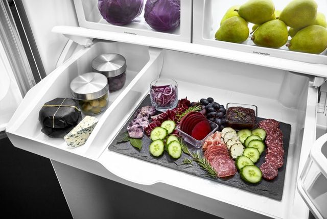 JennAir® NOIR™ 36" 21.9 Cu. Ft. Stainless Steel Counter Depth French Door Refrigerator-3