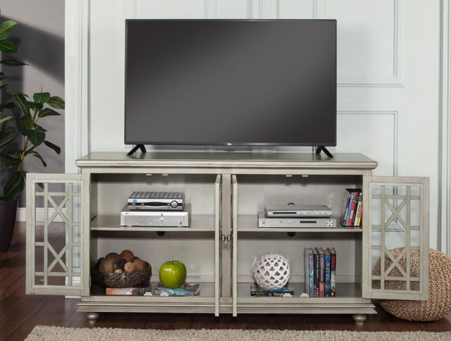 Martin Svensson Elegant Antique Silver Media Console-2