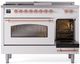 Ilve® Nostalgie II Series 48" Custom RAL Color Pro Style Dual Fuel Range-3
