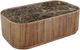 Modus Furniture Juba Marble Top Coffee Table with Mongoose Base-0