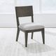 Liberty Furniture Cascade Falls Gray Mist/Satin Espresso Panel Back Side Chair-1