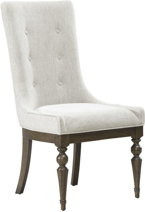 Liberty Furniture Arden Road 5-Piece Cream/Satin Cherry Trestle Dining Set-3