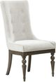 Liberty Furniture Arden Road 5-Piece Cream/Satin Cherry Trestle Dining Set-3