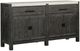 Magnussen Home® Plum Creek Ravenwood Black Sideboard with Marble Top-0