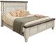 International Furniture Stone Wood 4 Piece Queen Bed Set-4