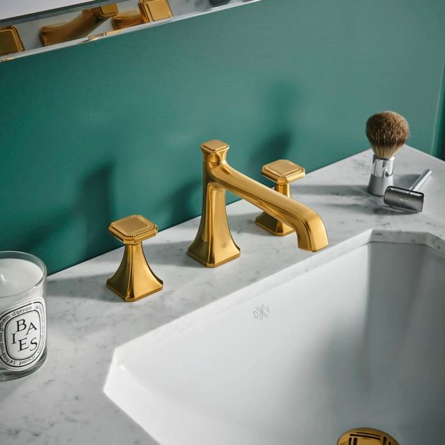 DXV Belshire® Platinum Nickel Cushion Handles Only for Widespread Bathroom Faucet-1