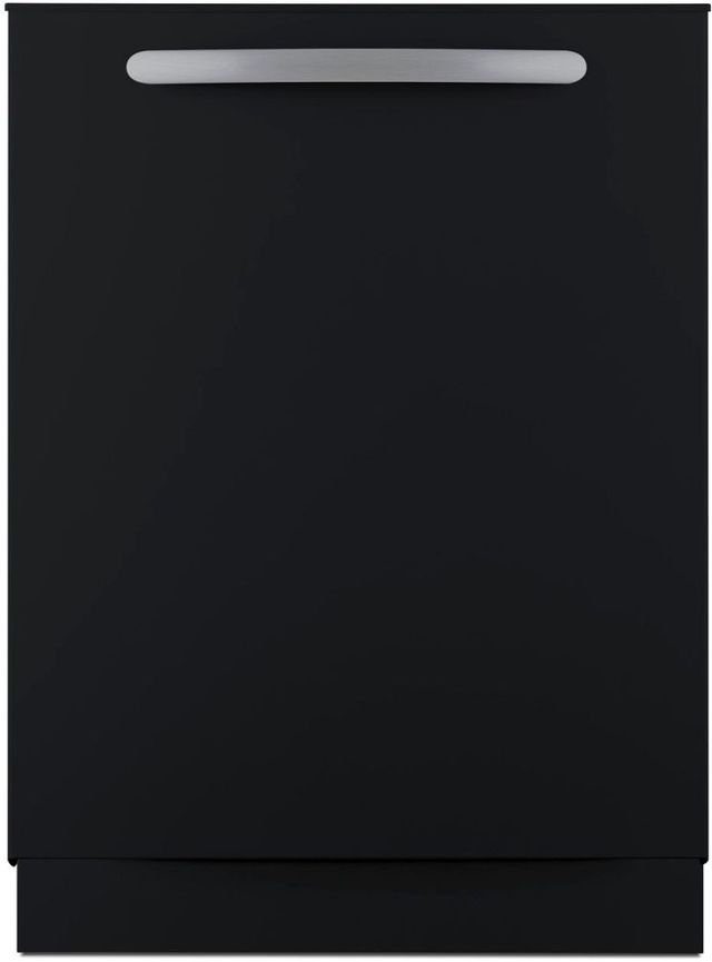 Summit® 24" Black Top Control Built In Dishwasher-0