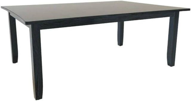 Mavin Customizable 54" x 54" Concave Extendable Dining Table with 2 Leaves-0