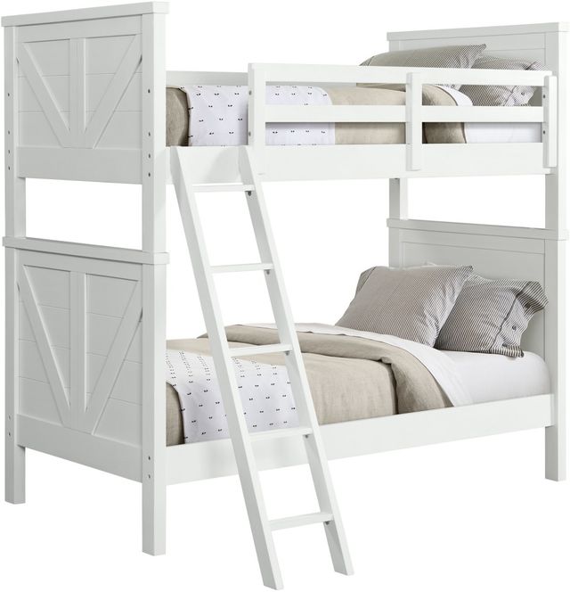 Intercon Tahoe Sea Shell Youth Twin/Twin Bunk Bed-1