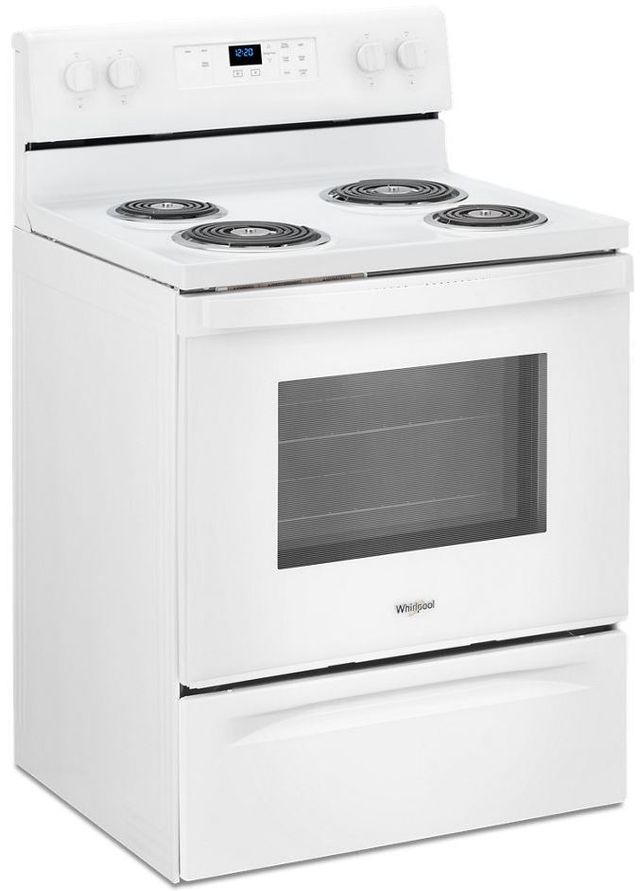 Whirlpool® 30" White Freestanding Electric Range-3